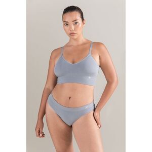 Nudea Seamless Rib Underwear Set Women Storm grey Lingerie Sets